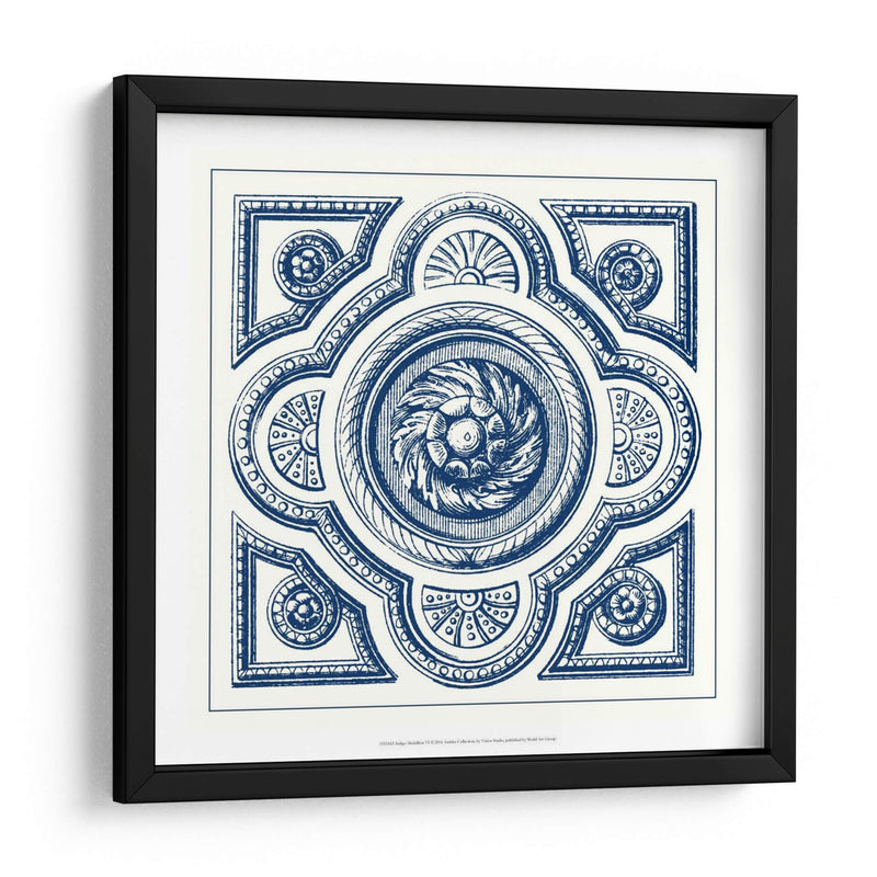 Índigo Medallón Vi - Vision Studio | Cuadro decorativo de Canvas Lab