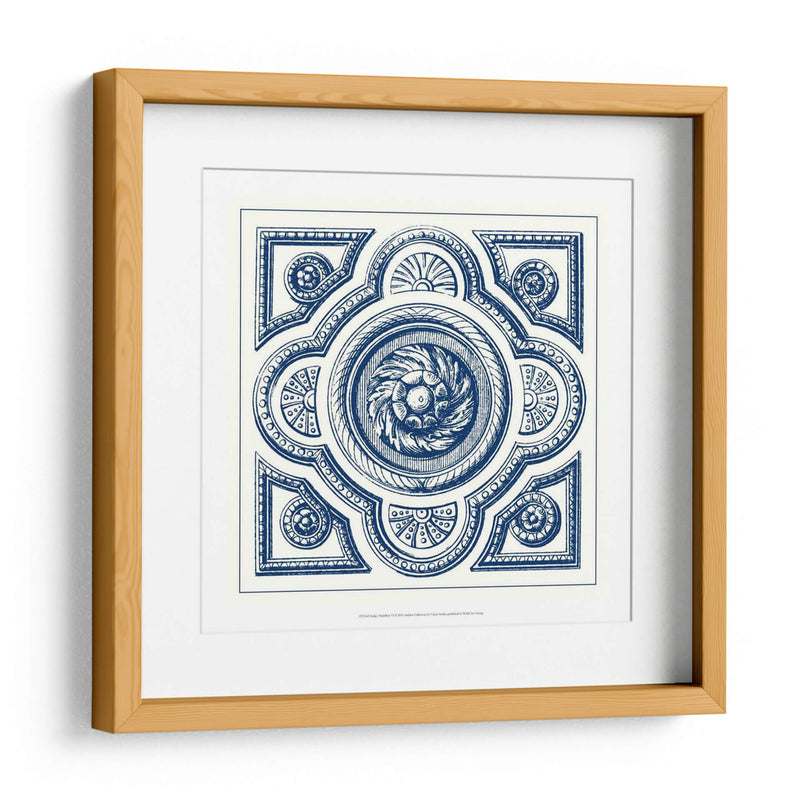 Índigo Medallón Vi - Vision Studio | Cuadro decorativo de Canvas Lab