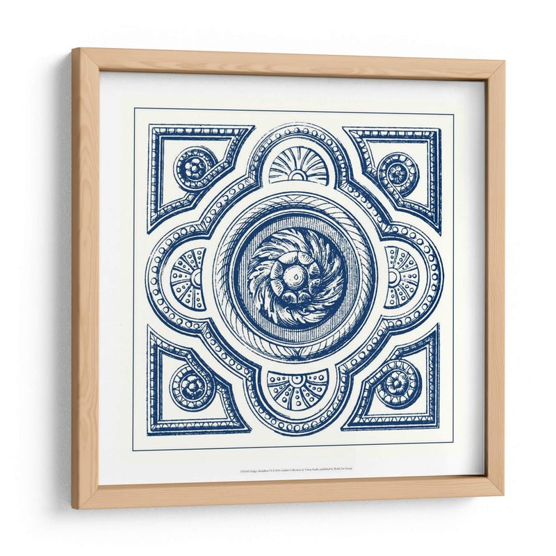 Índigo Medallón Vi - Vision Studio | Cuadro decorativo de Canvas Lab