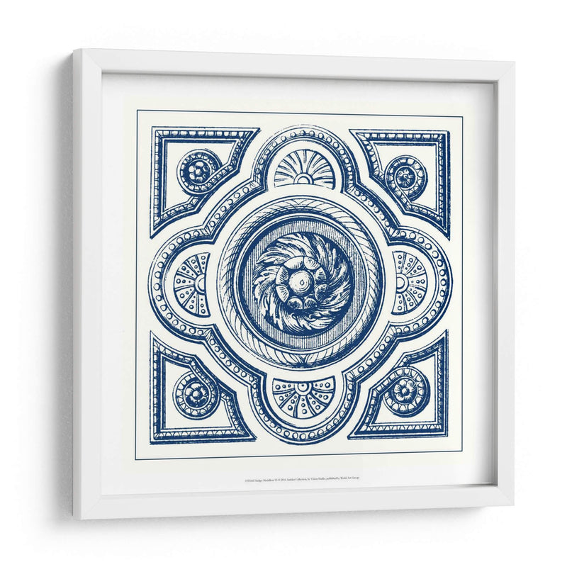 Índigo Medallón Vi - Vision Studio | Cuadro decorativo de Canvas Lab