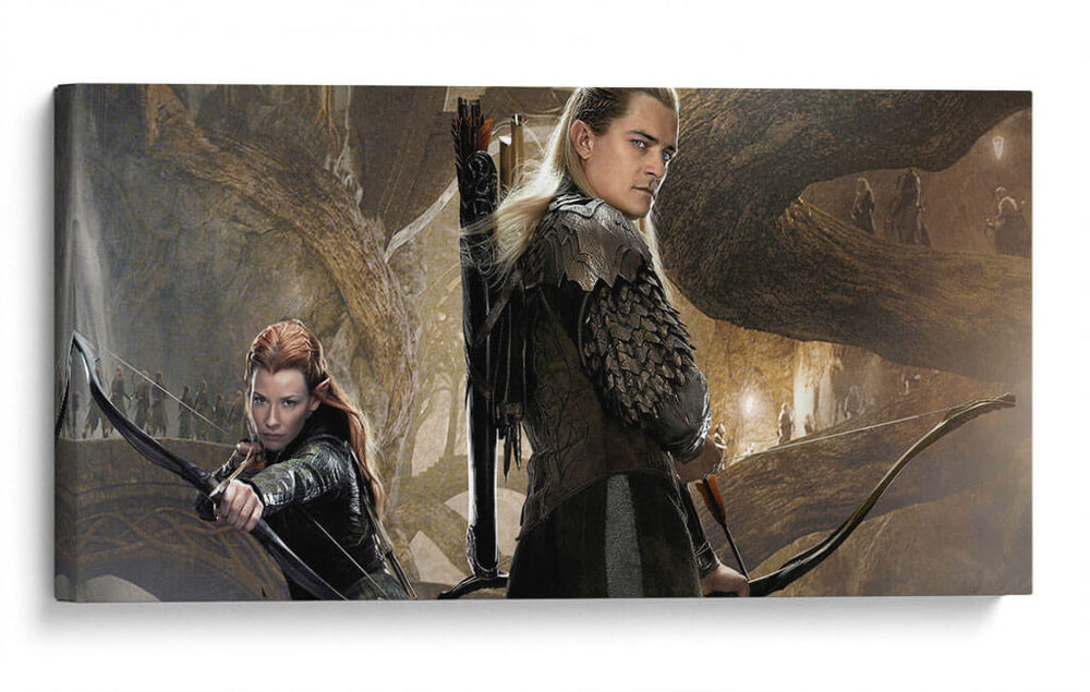 Tauriel y Legolas | Cuadro decorativo de Canvas Lab