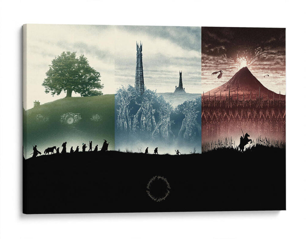 Trilogía El Señor de los Anillos | Cuadro decorativo de Canvas Lab