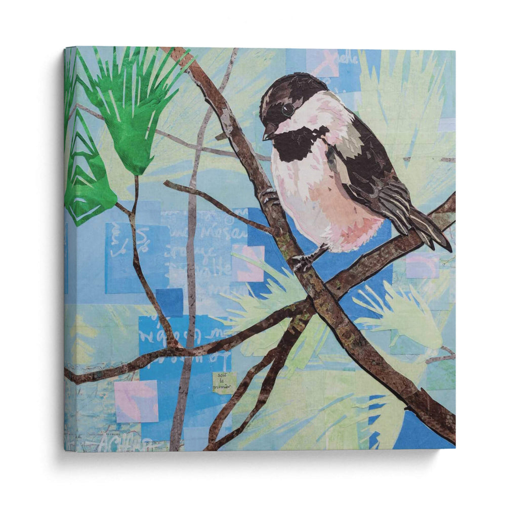 Collage Chickadee Ii - Alyson Champ | Cuadro decorativo de Canvas Lab