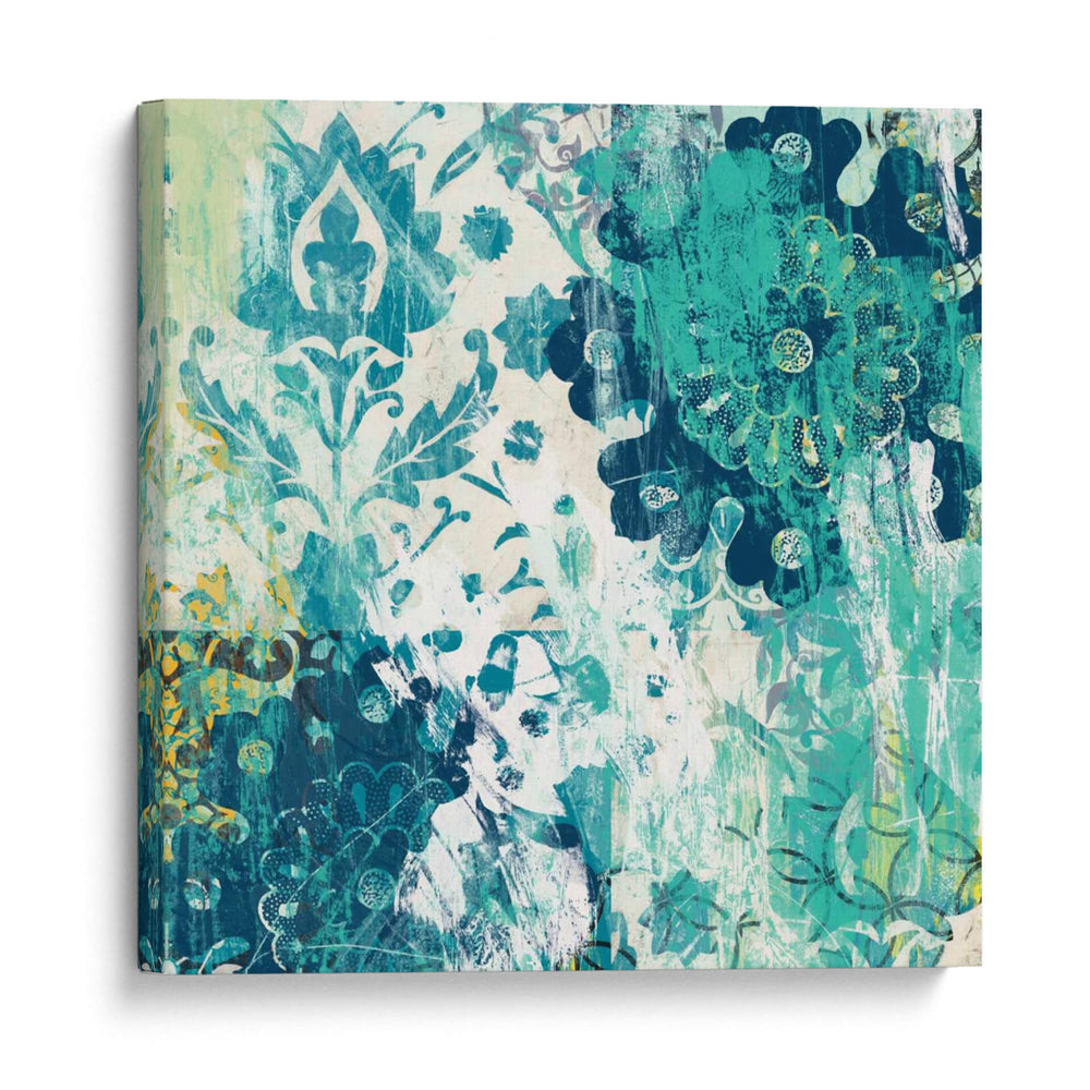Capas Florales Azules I - June Erica Vess | Cuadro decorativo de Canvas Lab
