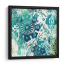Capas Florales Azules Ii - June Erica Vess | Cuadro decorativo de Canvas Lab
