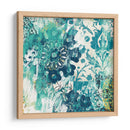 Capas Florales Azules Ii - June Erica Vess | Cuadro decorativo de Canvas Lab