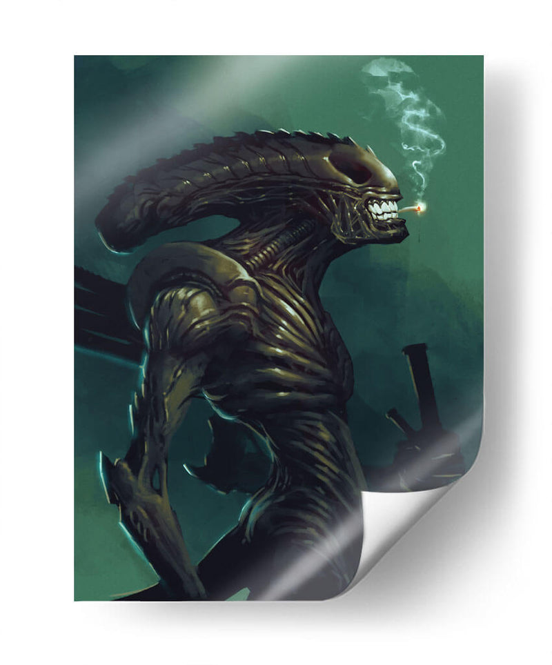 Alien smoke | Cuadro decorativo de Canvas Lab