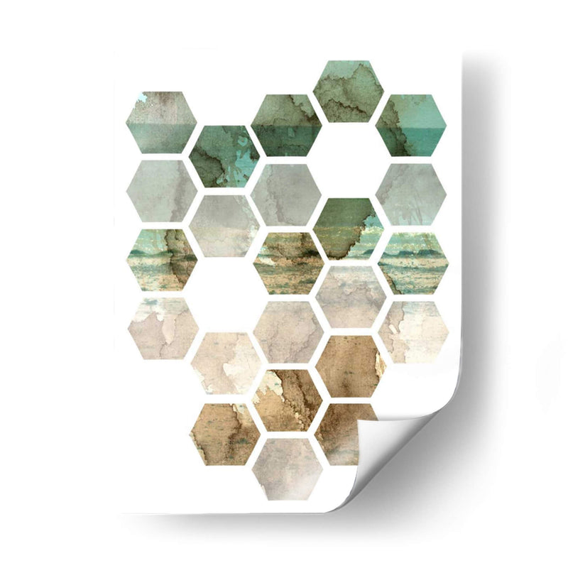 Hexocollage I - Pam Ilosky | Cuadro decorativo de Canvas Lab