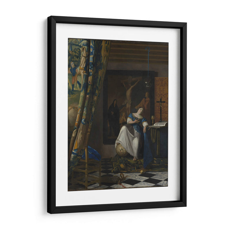 Allegory of the Catholic Faith - Johannes Vermeer | Cuadro decorativo de Canvas Lab