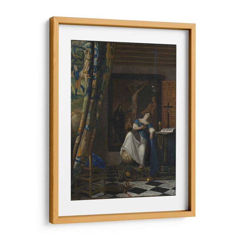 Allegory of the Catholic Faith - Johannes Vermeer | Cuadro decorativo de Canvas Lab