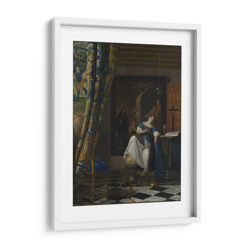 Allegory of the Catholic Faith - Johannes Vermeer | Cuadro decorativo de Canvas Lab