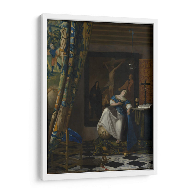 Allegory of the Catholic Faith - Johannes Vermeer | Cuadro decorativo de Canvas Lab