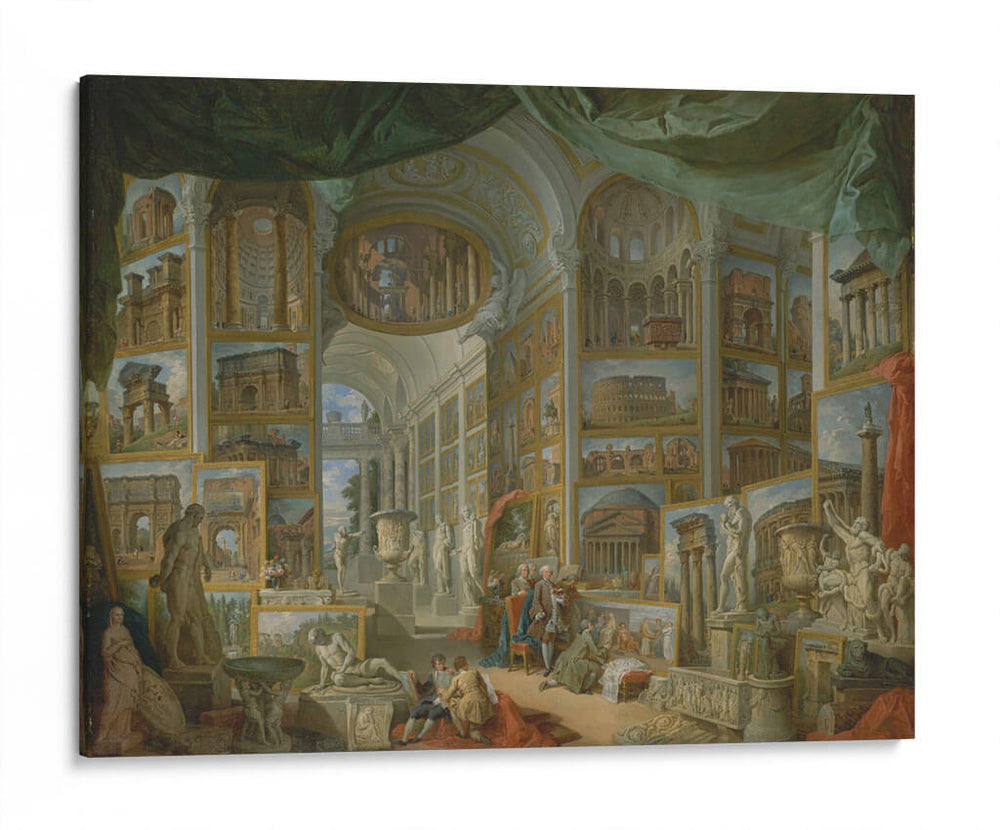 Ancient Rome - Giovanni Paolo Panini | Cuadro decorativo de Canvas Lab