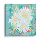 Patch Daisy Teal Ii - Leslie Mark | Cuadro decorativo de Canvas Lab