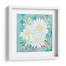 Patch Daisy Teal Ii - Leslie Mark | Cuadro decorativo de Canvas Lab