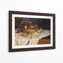 Frutero con manzanas y uvas - Claude Monet | Cuadro decorativo de Canvas Lab