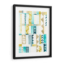 Patchwork Tribal Ii - June Erica Vess | Cuadro decorativo de Canvas Lab