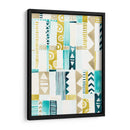 Patchwork Tribal Ii - June Erica Vess | Cuadro decorativo de Canvas Lab