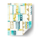 Patchwork Tribal Ii - June Erica Vess | Cuadro decorativo de Canvas Lab