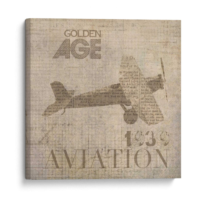 Vintage Aviación Iv - Irena Orlov | Cuadro decorativo de Canvas Lab