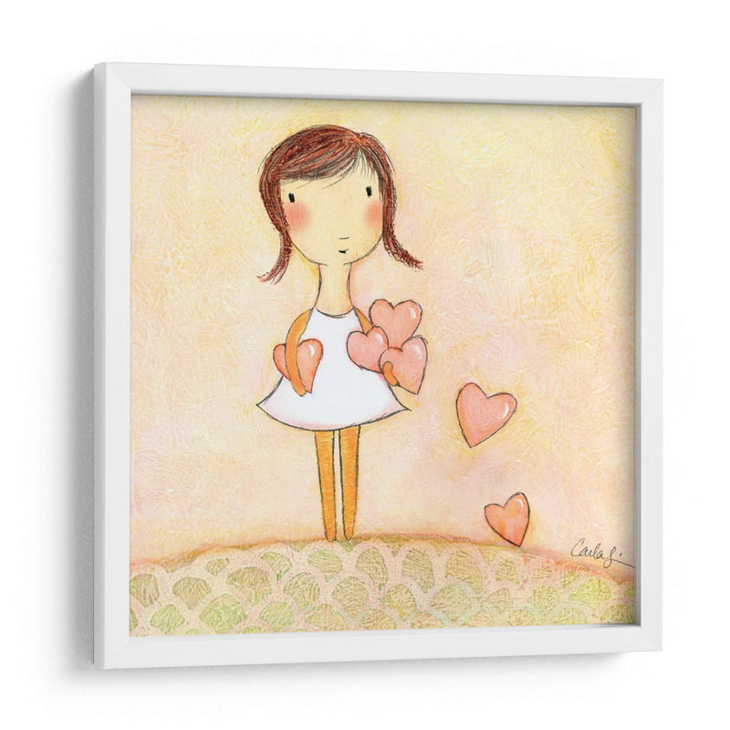 Con Todos Mis Corazones - Carla Sonheim | Cuadro decorativo de Canvas Lab