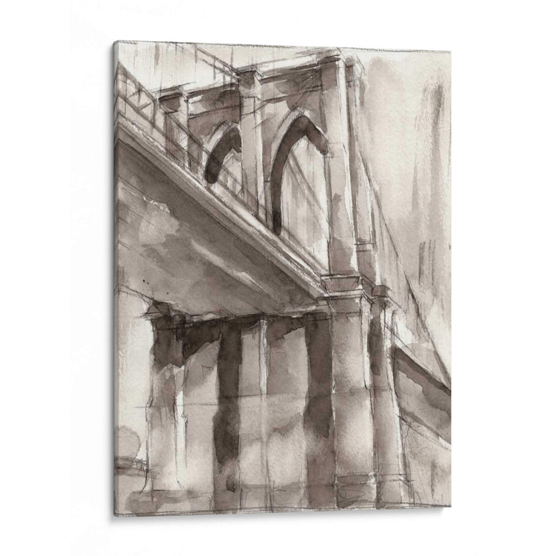 Sepia Bridge Study Ii - Ethan Harper | Cuadro decorativo de Canvas Lab