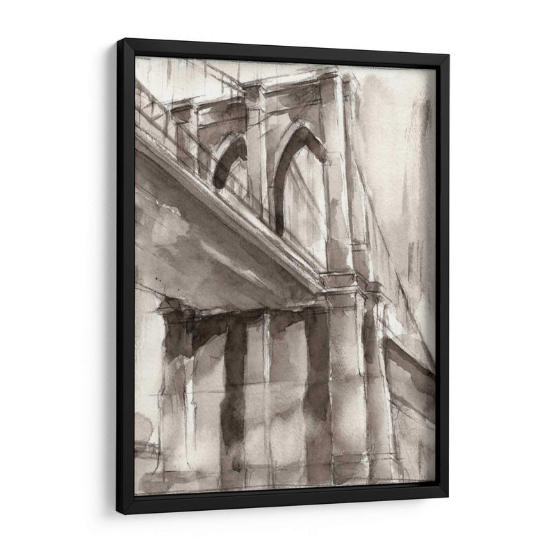 Sepia Bridge Study Ii - Ethan Harper | Cuadro decorativo de Canvas Lab