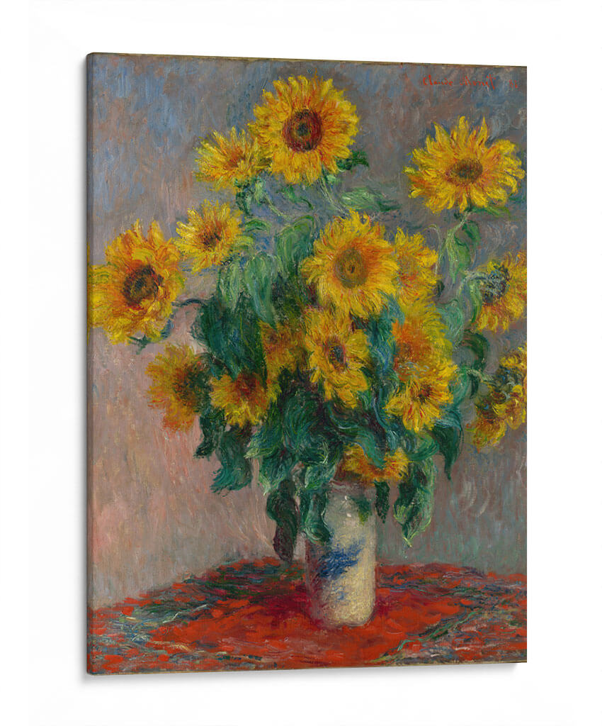 Bouquet of Sunflowers - Claude Monet | Cuadro decorativo de Canvas Lab