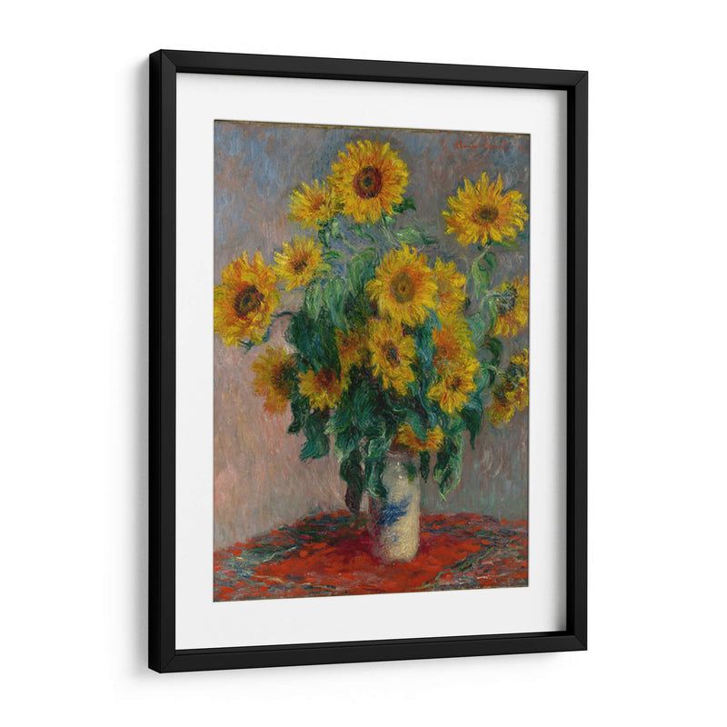Bouquet of Sunflowers - Claude Monet | Cuadro decorativo de Canvas Lab