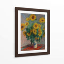 Bouquet of Sunflowers - Claude Monet | Cuadro decorativo de Canvas Lab