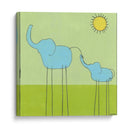 Elefante De La Pierna De Palo Ii - June Erica Vess | Cuadro decorativo de Canvas Lab