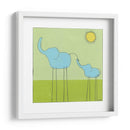 Elefante De La Pierna De Palo Ii - June Erica Vess | Cuadro decorativo de Canvas Lab