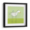 Stick-Leg Zebra I - June Erica Vess | Cuadro decorativo de Canvas Lab
