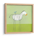 Stick-Leg Zebra I - June Erica Vess | Cuadro decorativo de Canvas Lab