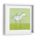 Stick-Leg Zebra I - June Erica Vess | Cuadro decorativo de Canvas Lab