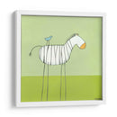 Stick-Leg Zebra I - June Erica Vess | Cuadro decorativo de Canvas Lab