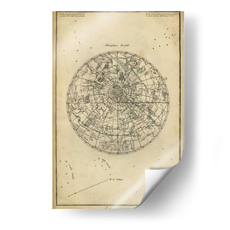 Tabla De Astronomía Antigua I - Denis Diderot | Cuadro decorativo de Canvas Lab