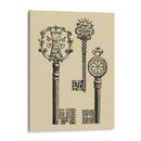 Teclas Antiguas I - Vision Studio | Cuadro decorativo de Canvas Lab