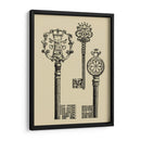 Teclas Antiguas I - Vision Studio | Cuadro decorativo de Canvas Lab