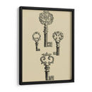 Teclas Antiguas Iv - Vision Studio | Cuadro decorativo de Canvas Lab