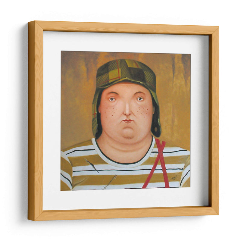 Chavo del ocho - Fernando Botero | Cuadro decorativo de Canvas Lab