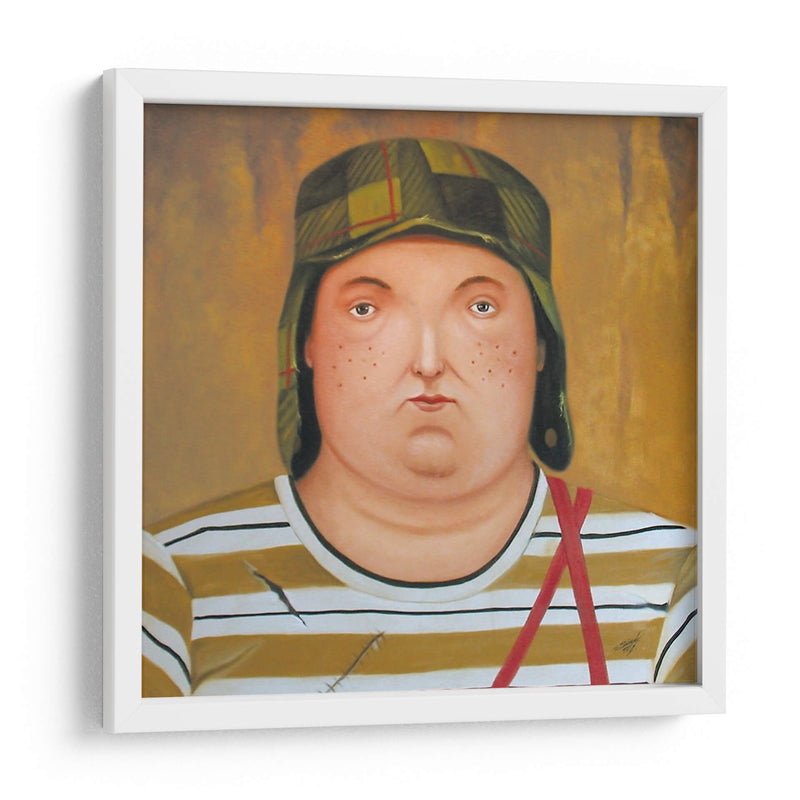 Chavo del ocho - Fernando Botero | Cuadro decorativo de Canvas Lab