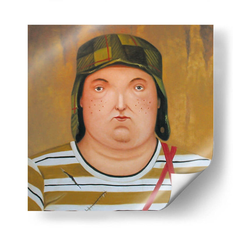 Chavo del ocho - Fernando Botero | Cuadro decorativo de Canvas Lab