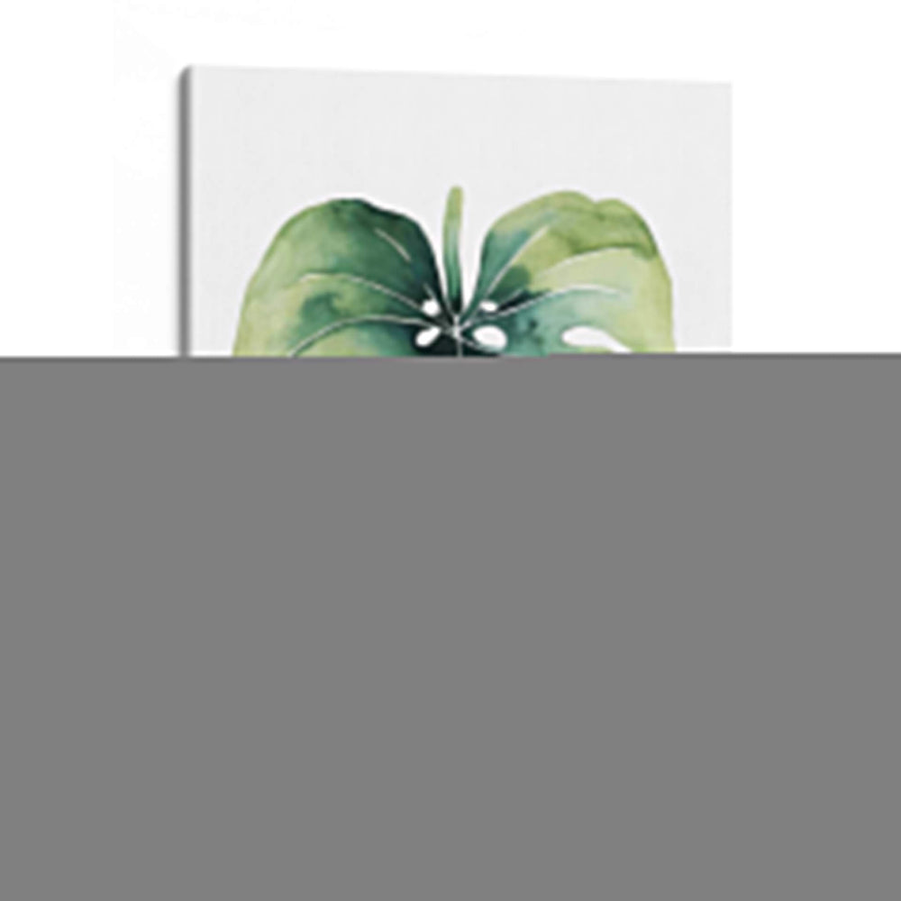 Hojas De Palma Paraíso Personalizada En Blanco I - Grace Popp | Cuadro decorativo de Canvas Lab
