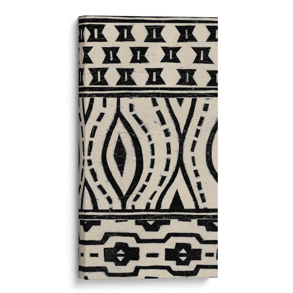 Patrón Tribal En Crema Ii - June Erica Vess | Cuadro decorativo de Canvas Lab