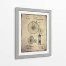 Patente De Bicicleta 1 Buff - GI ArtLab | Cuadro decorativo de Canvas Lab
