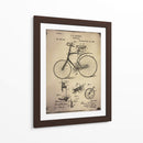 Patente De Bicicleta 2 Buff - GI ArtLab | Cuadro decorativo de Canvas Lab