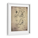 Patente De Bicicleta 3 Buff - GI ArtLab | Cuadro decorativo de Canvas Lab