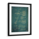 Patente De Bicicleta 4 Azul - GI ArtLab | Cuadro decorativo de Canvas Lab