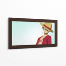 Confused Monkey D Luffy | Cuadro decorativo de Canvas Lab